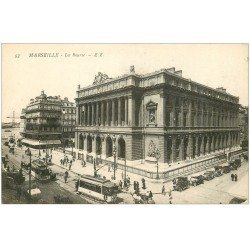 carte postale ancienne 13 MARSEILLE. La Bourse Palais 57