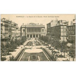 carte postale ancienne 13 MARSEILLE. La Bourse Square