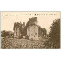 carte postale ancienne 61 RUINES DU BOIS THIBAULT