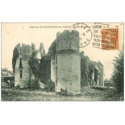 carte postale ancienne 61 RUINES DU BOIS THIBAULT 1928