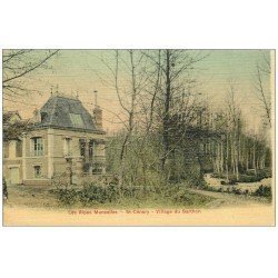 61 SAINT-CENERY. Village du Sarthon. Carte toilée