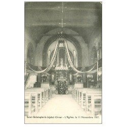 carte postale ancienne 61 SAINT-CHRISTOPHE-LE-JAJOLET. Eglise
