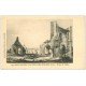 carte postale ancienne 61 SAINT-EVROULT-NOTRE-DAME-DES-BOIS. Ruines Eglise. Papier Velin