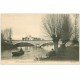 carte postale ancienne 61 SAINT-GERMAIN-DU-CORBEIS. Le Pont et Rameur