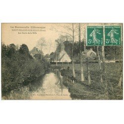 carte postale ancienne 61 SAINT-HILAIRE-SUR-RILLE. Pêcheurs 1919