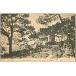 carte postale ancienne 13 MARSEILLE. La Corniche Restaurant de la Réserve