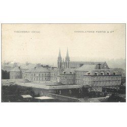 61 TINCHEBRAY. Chocolaterie Fortin 1910 carte concours