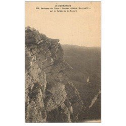 carte postale ancienne 61 VALLEE DE LA ROUVRE. Roches d'Oître