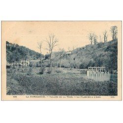 carte postale ancienne 61 VALLEE DE LA VERE. La Planche à l'Ane et écluse