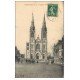 carte postale ancienne 61 VIMOUTIERS. Eglise Notre-Dame 1913 animée