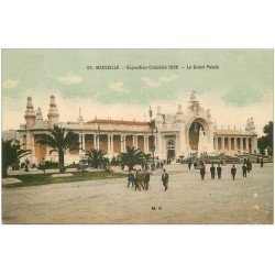 carte postale ancienne 13 MARSEILLE. Le Grand Palais . Exposition Coloniale