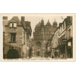 Superbe Lot 10 Cpa 61 ALENCON. Château, Eglise, Maison d'Ozé, Calvaire, Hôtel de Ville, Préfecture etc...