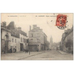 Superbe Lot 10 Cpa 61 ALENCON. Ecole, Lycée, Collège, Caserne Eglise Notre-Dame, Halle aux Blés ...