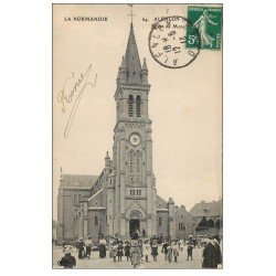 carte postale ancienne Superbe Lot 10 Cpa 61 ALENCON. Rue du Bercail, Parc, Bibliothèque, Château etc....