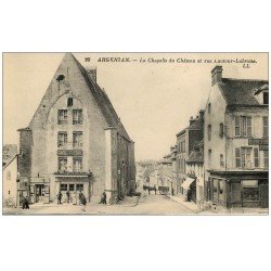 Superbe Lot 10 Cpa 61 ARGENTAN. Rue Lautour-Labroise, Réfectoire Abbaye, Dentelles, Sous-Préfecture, Champ Manoeuvre...