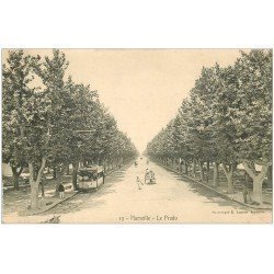 carte postale ancienne 13 MARSEILLE. Le Prado
