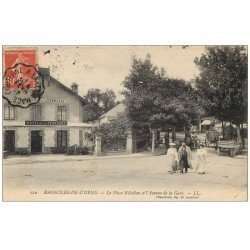 Rare Lot de 10 Cpa 61 BAGNOLES-DE-L'ORNE. Rue des Bains, Place Nélodion, Avenue de la Gare, Voitures anciennes etc...