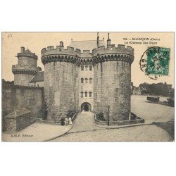 carte postale ancienne Superbe Lot 9 Cpa 61 ALENCON. Ecole dentellière, Marché aux Chevaux, Château et Palais de Justice etc...