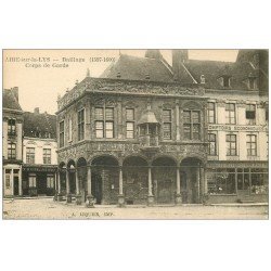 carte postale ancienne 62 AIRES-SUR-LA-LYS. Bailliage Corps de Garde et Comptoirs Economiques