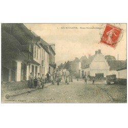 carte postale ancienne 62 AIX-NOULETTE. Route Nationale 1912