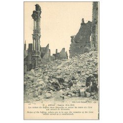 carte postale ancienne 62 ARRAS. Beffroi Lion qui servait de Girouette