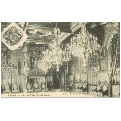 carte postale ancienne 62 ARRAS. Hôtel de Ville. Grand Salon