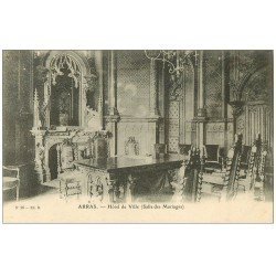 carte postale ancienne 62 ARRAS. Hôtel de Ville. Salle des Mariages