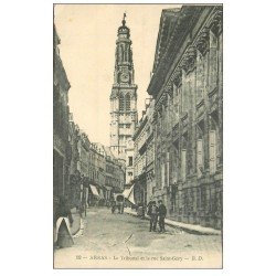 carte postale ancienne 62 ARRAS. Le Tribunal rue Saint-Géry