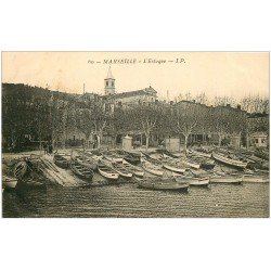 13 MARSEILLE. L'Estaque avec barques de Pêcheurs