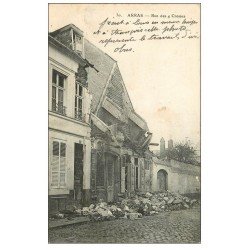 carte postale ancienne 62 ARRAS. Rue des Quatre Crosses 1914