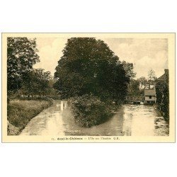 carte postale ancienne 62 AUXI-LE-CHATEAU. L'Ile sur l'Authie