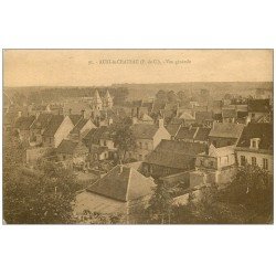 carte postale ancienne 62 AUXI-LE-CHATEAU. Vue générale