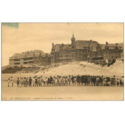 carte postale ancienne 62 BERCK. Institut Saint-François de Salles 1924