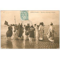 62 BERCK-PLAGE. Berckoise remportant le Poisson 1906. Métiers de la Mer