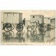 carte postale ancienne 62 BOULOGNE-SUR-MER. Cabines de Baigneurs attelage Cheval