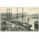 carte postale ancienne 62 BOULOGNE-SUR-MER. Le Bassin à Flot. Bateaux Islandais