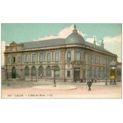 carte postale ancienne 62 CALAIS. Hôtel des Postes