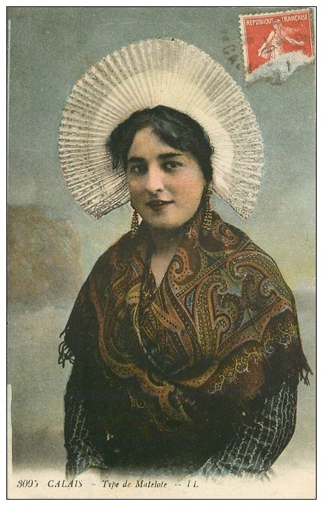 62 CALAIS. Type de Matelote 1909. Métiers de la Mer