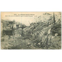 carte postale ancienne 62 CARENCY. Guerre 1914-18 un Coin en ruine