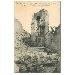 carte postale ancienne 62 CARENCY. Guerre 1914-18. Eglise restes du Choeur