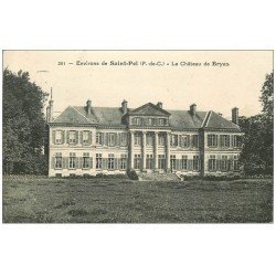 carte postale ancienne 62 CHATEAU DE BRYAS 1927