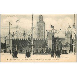 carte postale ancienne 13 MARSEILLE. Palais du Maroc . Exposition Coloniale