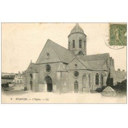 carte postale ancienne 62 ETAPLES. L'Eglise
