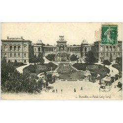 carte postale ancienne 13 MARSEILLE. Palais Longchamp 1910
