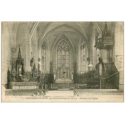carte postale ancienne 62 FONTAINE-L'ETALON. L'Eglise 1925