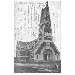 carte postale ancienne 62 GRENAY. Eglise de la Cité