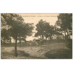 carte postale ancienne 62 HARDELOT-PLAGE. Bois et Châlet Welcôme 1932