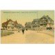 carte postale ancienne 62 HARDELOT-PLAGE. Villas autour des Tennis. Camion Nouvelles Galeries