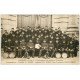 carte postale ancienne 62 HARNES. Compagnie des Sapeurs-Pompiers. Et menu du Banquet au verso