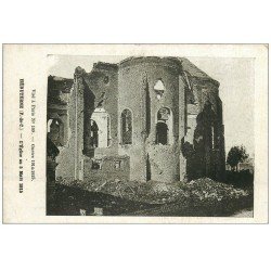 carte postale ancienne 62 HEBUTERNES. L'Eglise en 1915